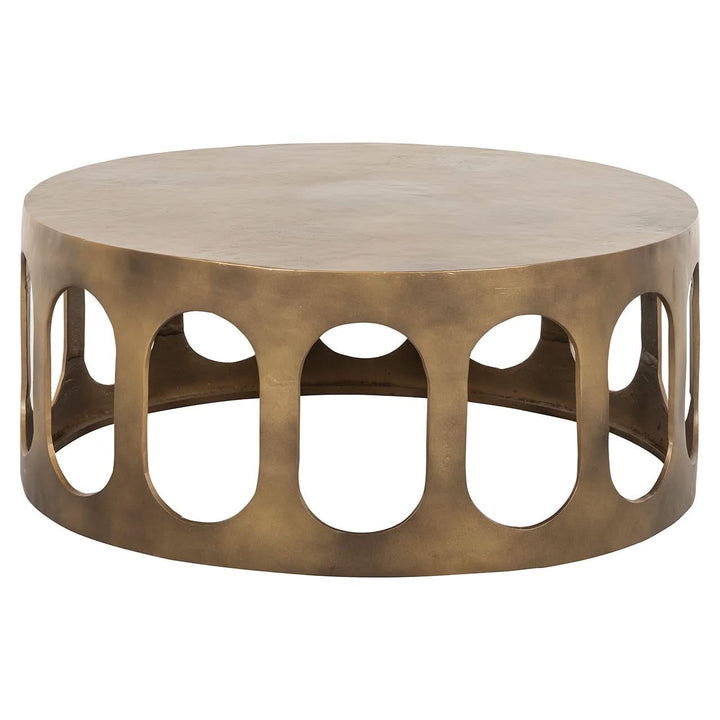 Richmond Interiors Couchtisch Du Pont | brushed gold