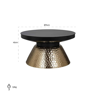 Richmond Interiors Couchtisch Freddie | ø 75 cm