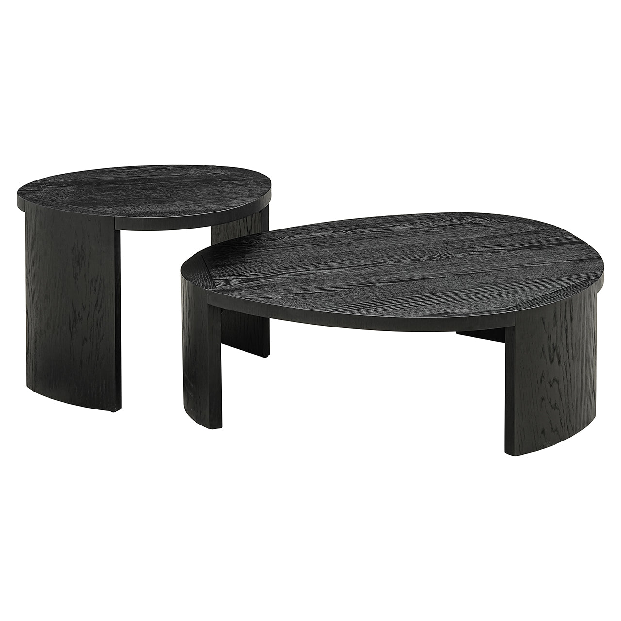 Richmond Interiors Couchtisch Navarino 2er-Set | dunkelbraun