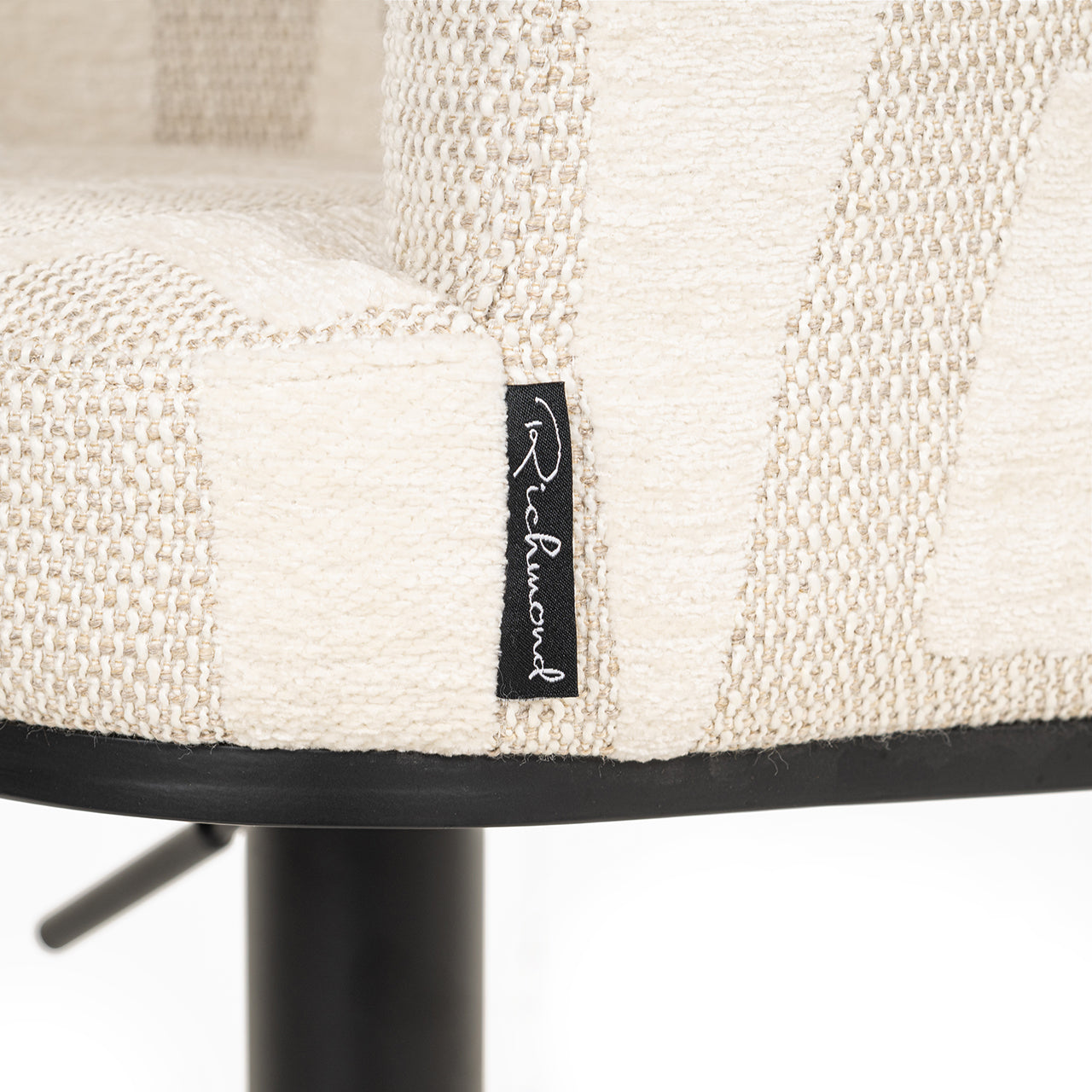Richmond Interiors Dreh-Barhocker Counterstuhl Cheyenne höhenverstellbar | beige