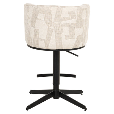 Richmond Interiors Dreh-Barhocker Counterstuhl Cheyenne höhenverstellbar | beige