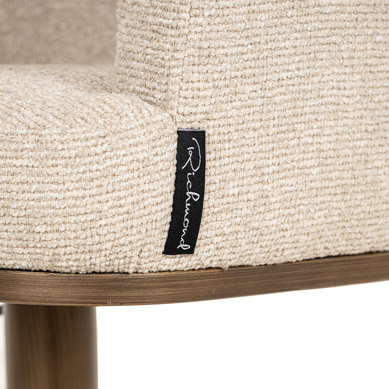 Richmond Interiors Dreh-Barhocker Counterstuhl Cheyenne höhenverstellbar | cremé