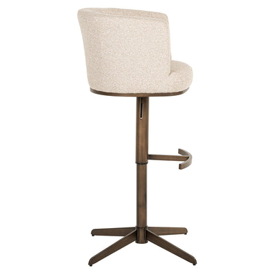 Richmond Interiors Dreh-Barhocker Counterstuhl Cheyenne höhenverstellbar | cremé