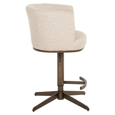 Richmond Interiors Dreh-Barhocker Counterstuhl Cheyenne höhenverstellbar | cremé
