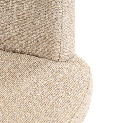 Richmond Interiors Dreh-Barhocker Counterstuhl Cheyenne höhenverstellbar | cremé