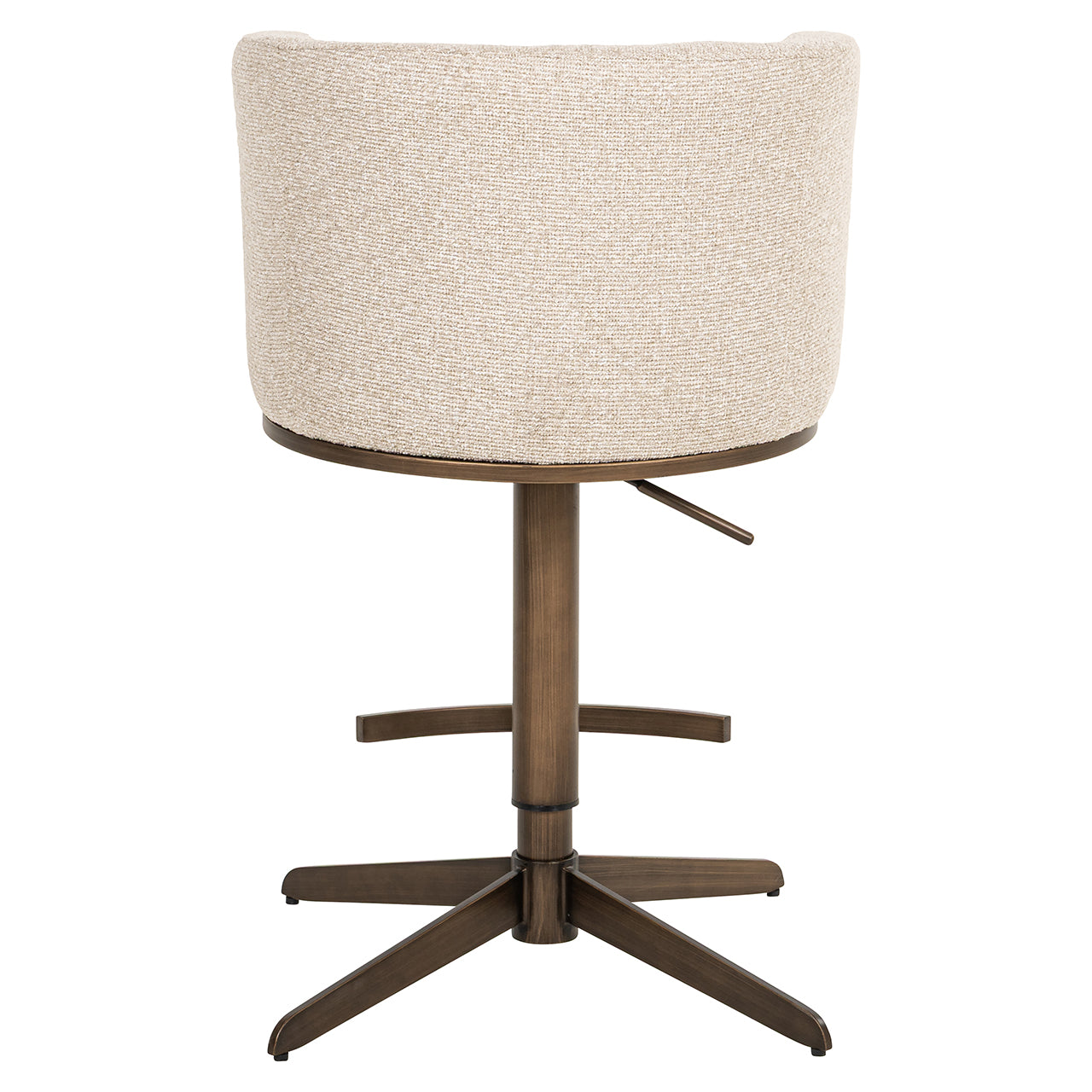 Richmond Interiors Dreh-Barhocker Counterstuhl Cheyenne höhenverstellbar | cremé