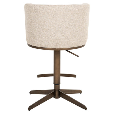 Richmond Interiors Dreh-Barhocker Counterstuhl Cheyenne höhenverstellbar | cremé