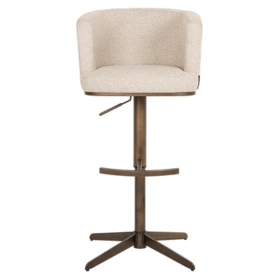 Richmond Interiors Dreh-Barhocker Counterstuhl Cheyenne höhenverstellbar | cremé