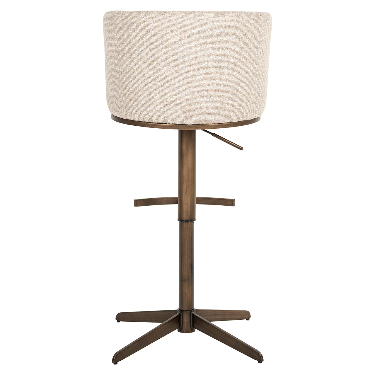 Richmond Interiors Dreh-Barhocker Counterstuhl Cheyenne höhenverstellbar | cremé