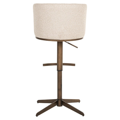 Richmond Interiors Dreh-Barhocker Counterstuhl Cheyenne höhenverstellbar | cremé