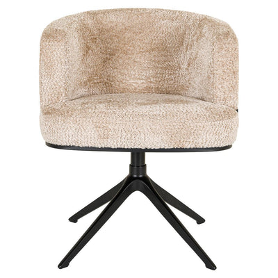 Richmond Interiors Dreh-Esszimmerstuhl Cheyenne | beige