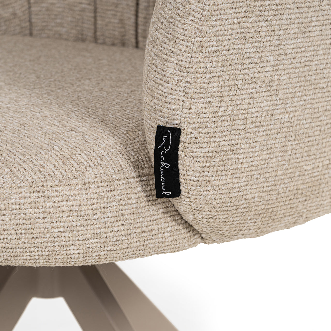 Richmond Interiors Dreh-Esszimmerstuhl Olivia | Cremé