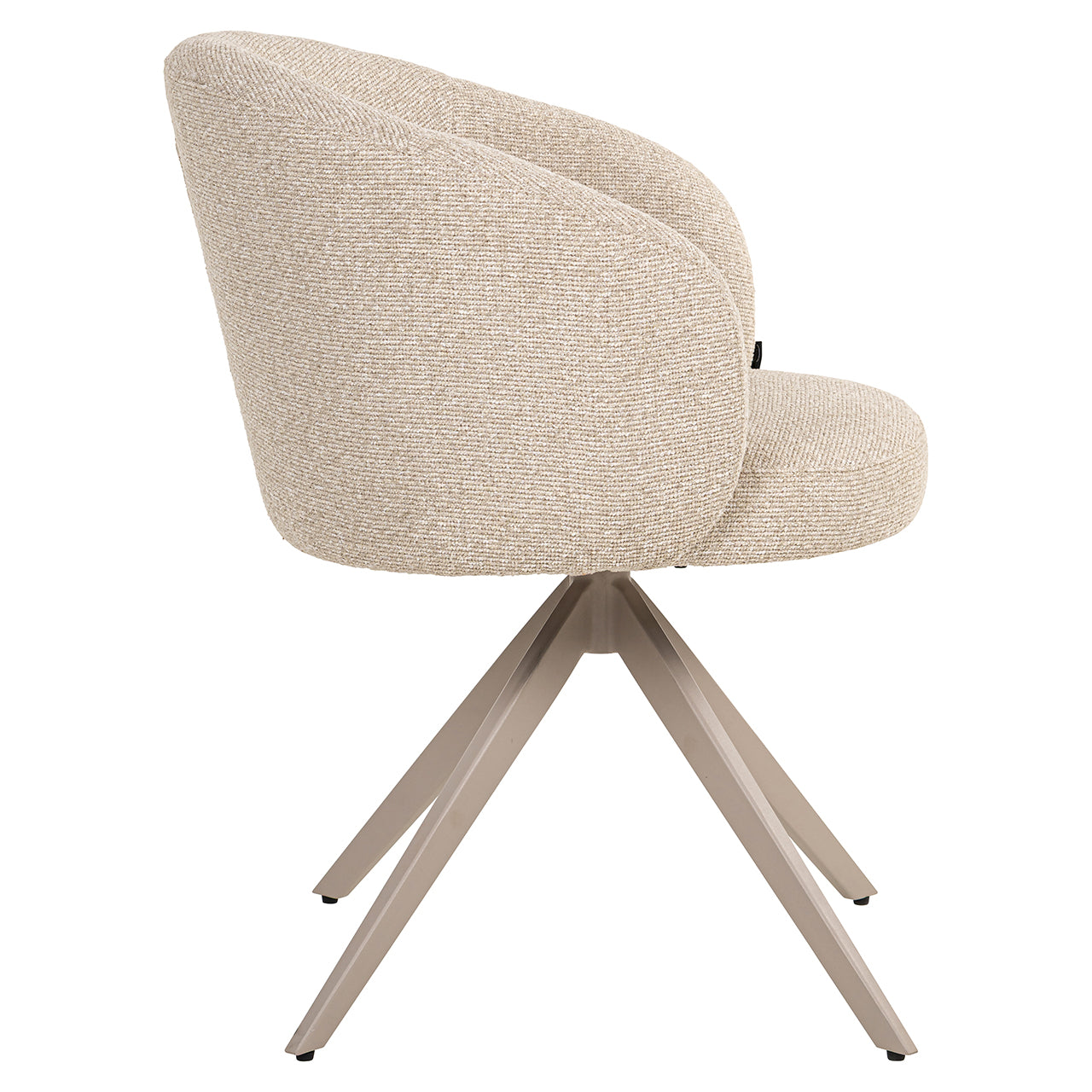 Richmond Interiors Dreh-Esszimmerstuhl Olivia | Cremé