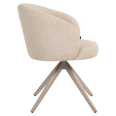 Richmond Interiors Dreh-Esszimmerstuhl Olivia | Cremé