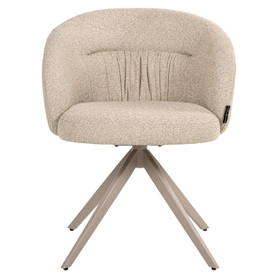 Richmond Interiors Dreh-Esszimmerstuhl Olivia | Cremé