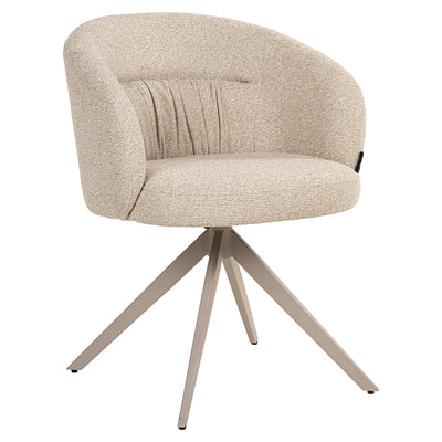 Richmond Interiors Dreh-Esszimmerstuhl Olivia | Cremé