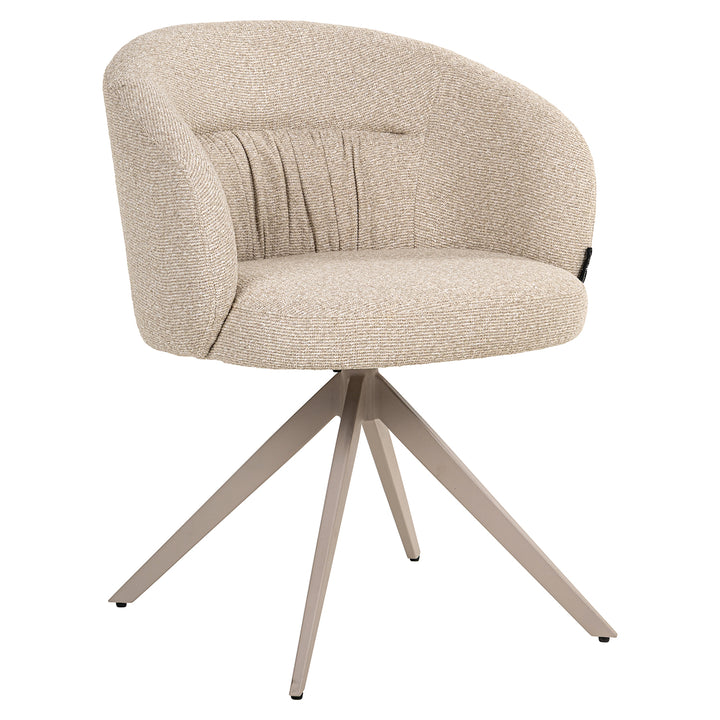 Richmond Interiors Dreh-Esszimmerstuhl Olivia | Cremé