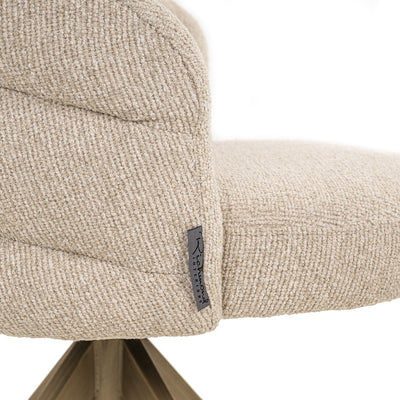 Richmond Interiors Dreh-Esszimmerstuhl Zendaya | Biscotti