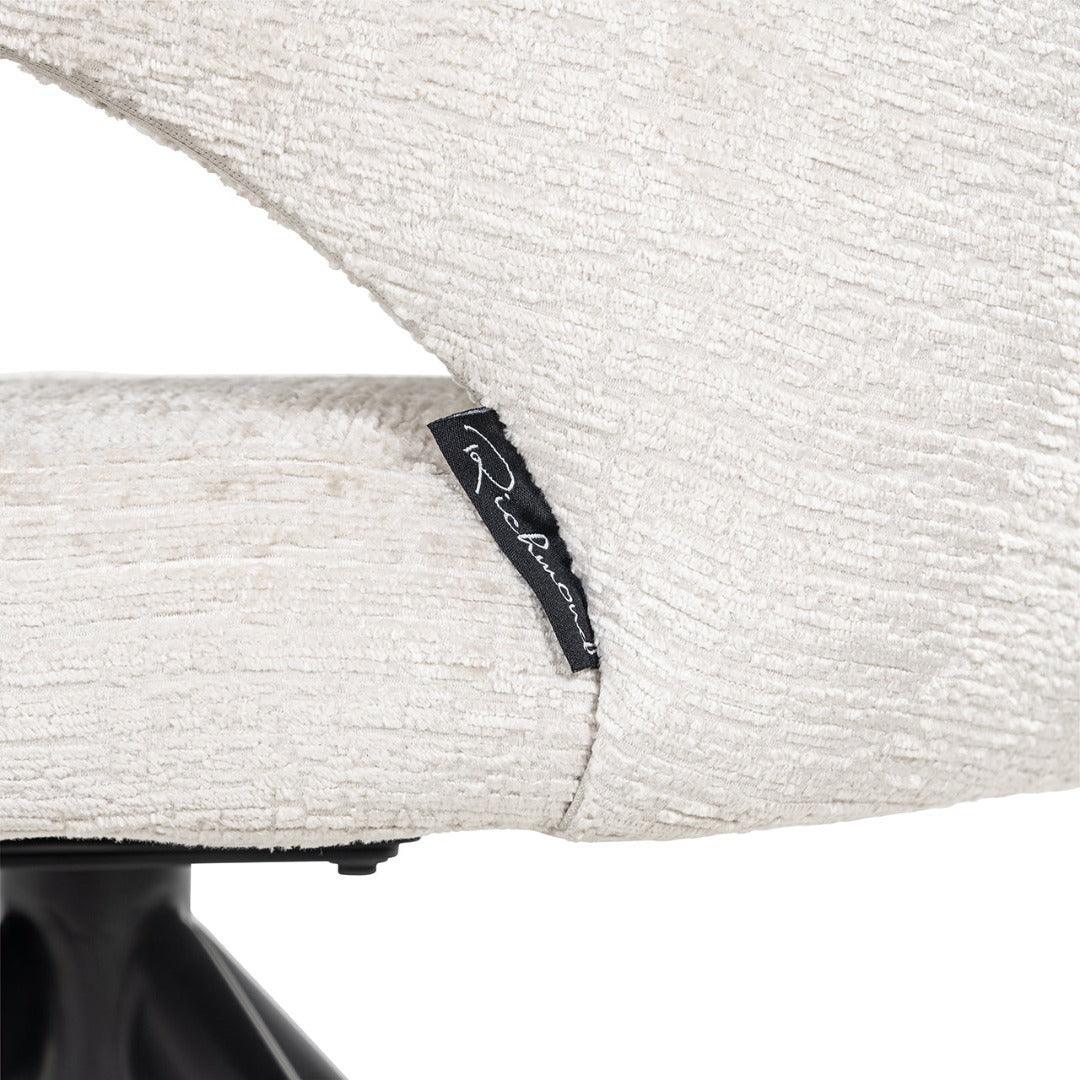 Richmond Interiors Drehbarer Esszimmerstuhl Milly | Creme