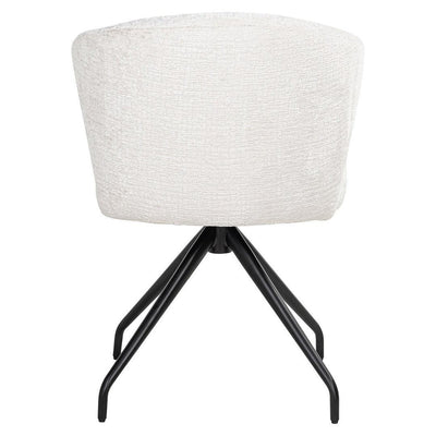Richmond Interiors Drehbarer Esszimmerstuhl Milly | Creme
