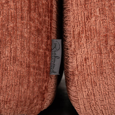 Richmond Interiors Ecksofa Cube 3 Sitzer mit Lounge links | Blush