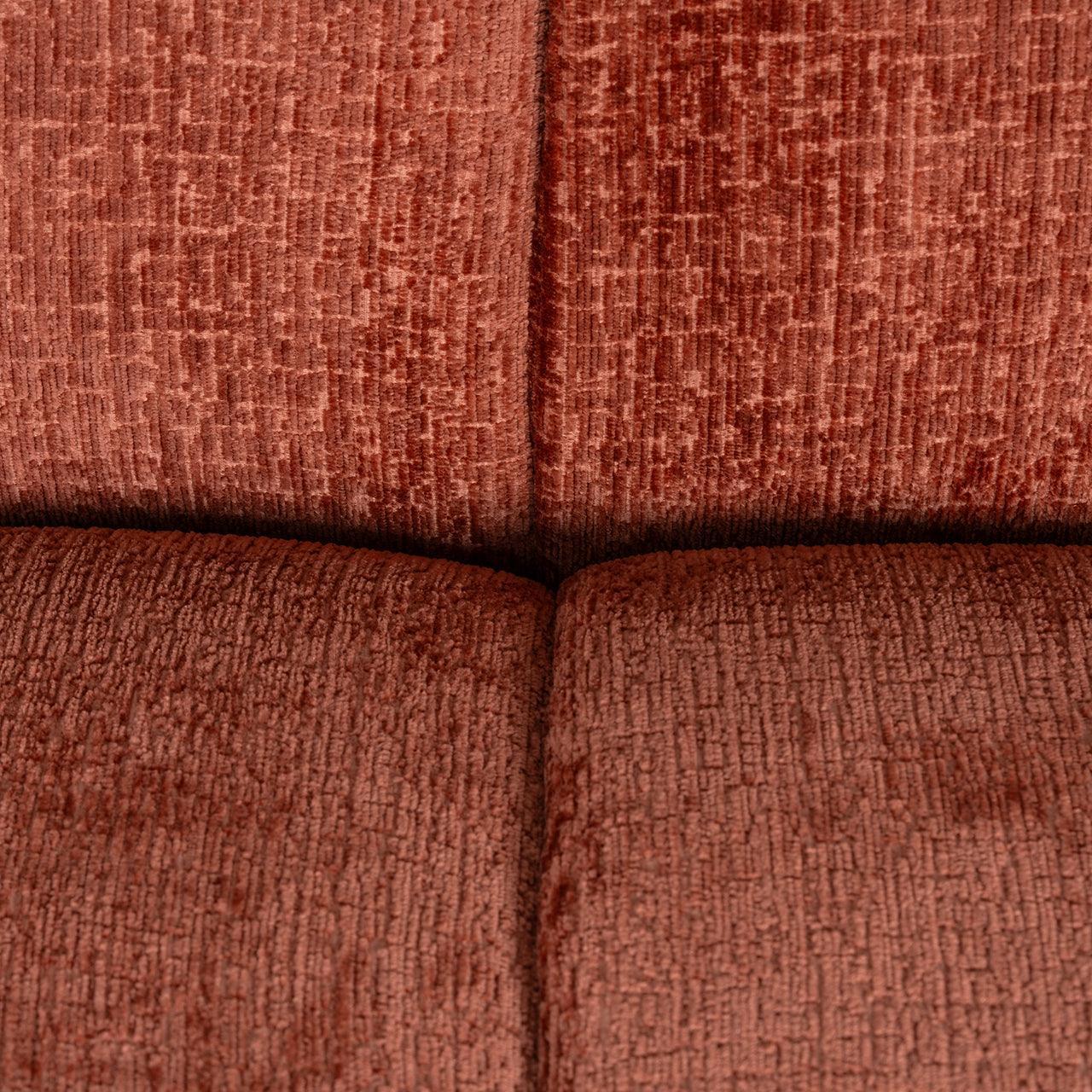 Richmond Interiors Ecksofa Cube 3 Sitzer mit Lounge links | Blush