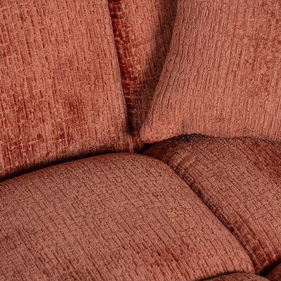 Richmond Interiors Ecksofa Cube 3 Sitzer mit Lounge links | Blush