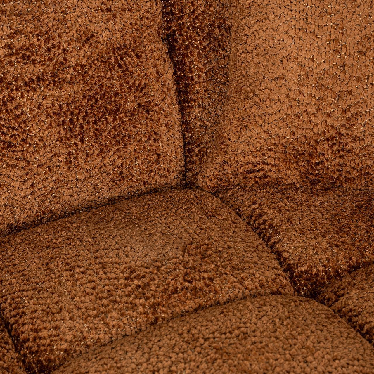 Richmond Interiors Ecksofa Cube 3 Sitzer mit Lounge links | Cinnamon