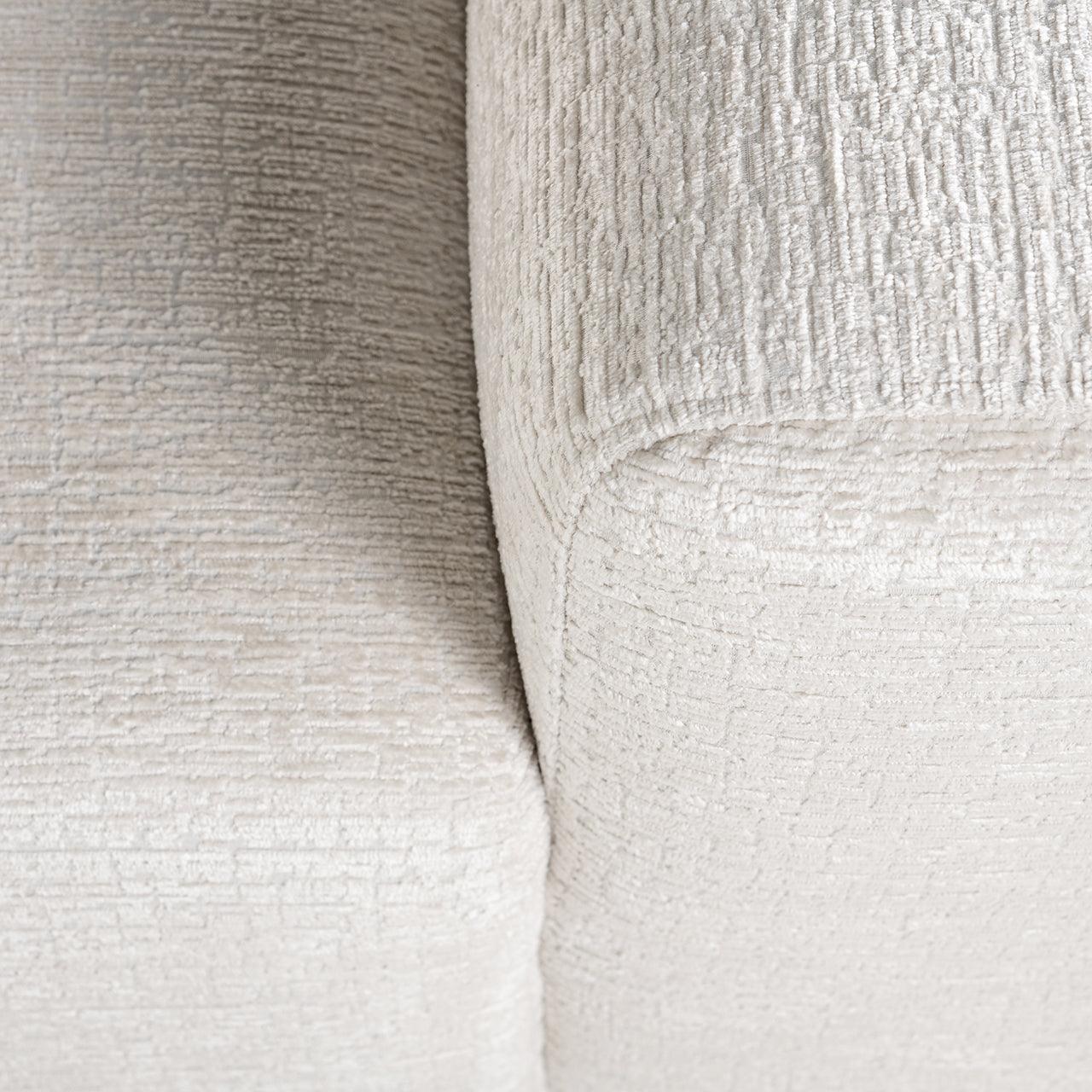 Richmond Interiors Ecksofa Lund 3 Sitzer mit Lounge links | cream