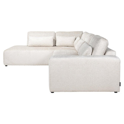 Richmond Interiors Ecksofa Lund 3 Sitzer mit Lounge links | cream