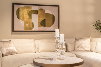Richmond Interiors Ecksofa Lund 3 Sitzer mit Lounge links | cream