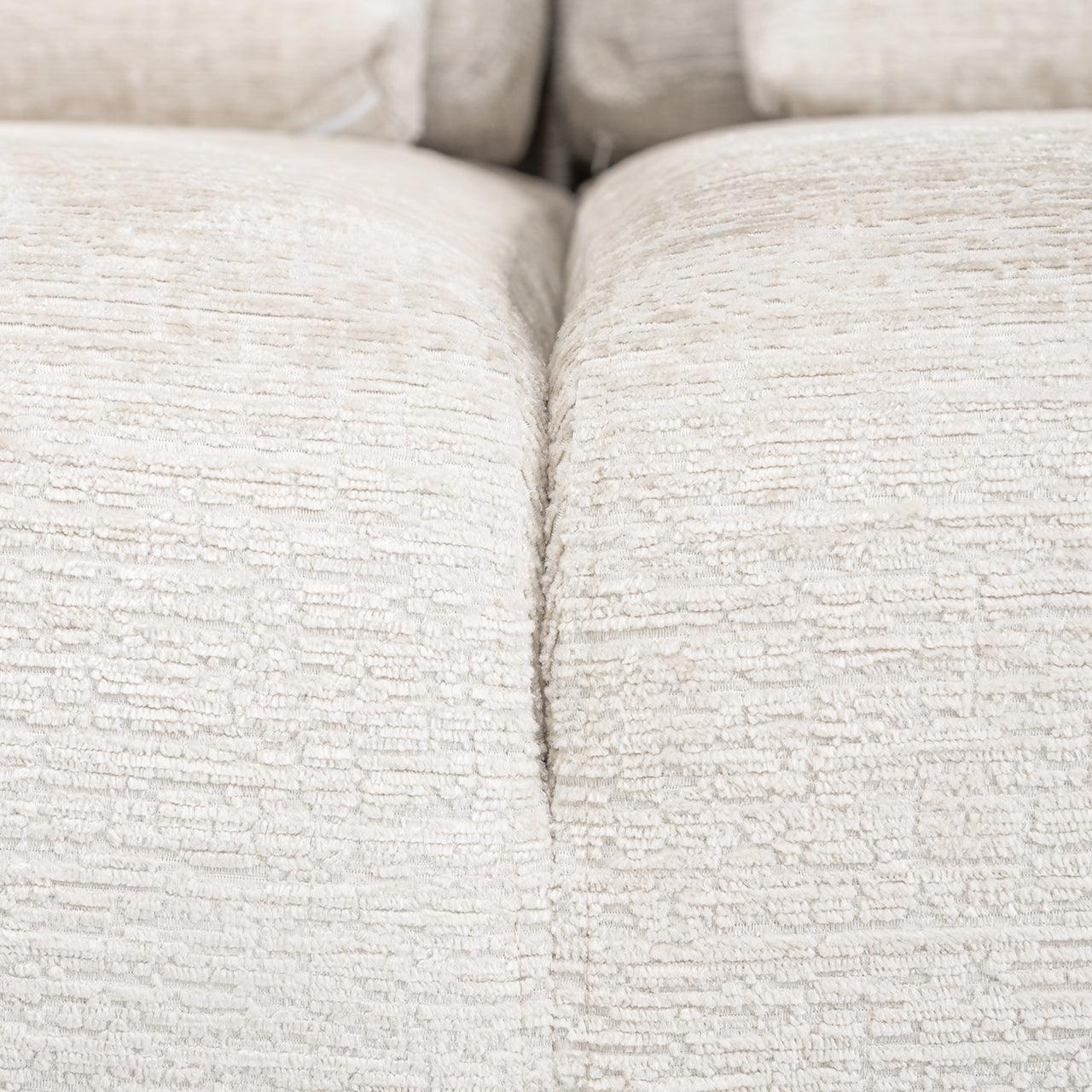 Richmond Interiors Ecksofa Lund 3 Sitzer mit Lounge links | cream