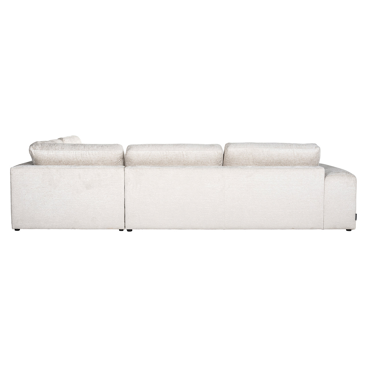 Richmond Interiors Ecksofa Lund 3 Sitzer mit Lounge rechts | cream