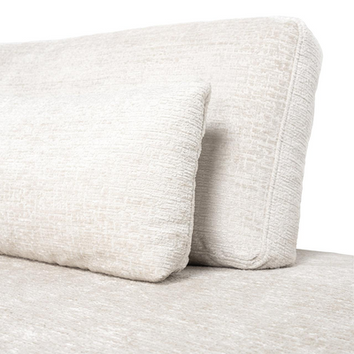 Richmond Interiors Ecksofa Lund 3 Sitzer mit Lounge rechts | cream