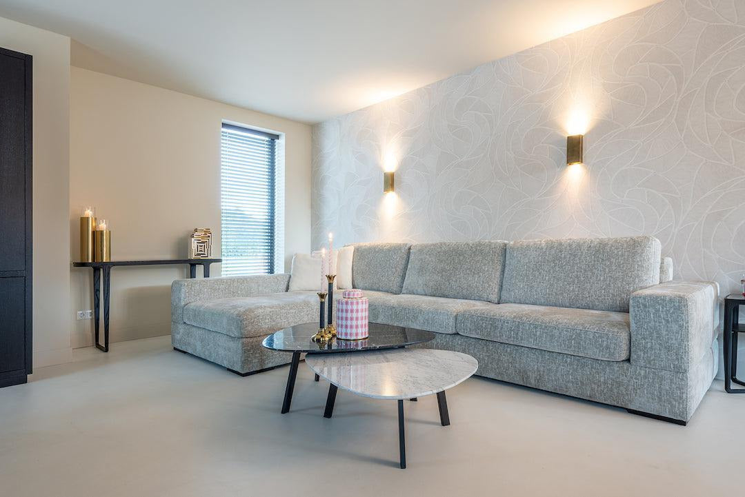 Richmond Interiors Ecksofa Pasha 3 Sitzer mit Lounge Links | pearl