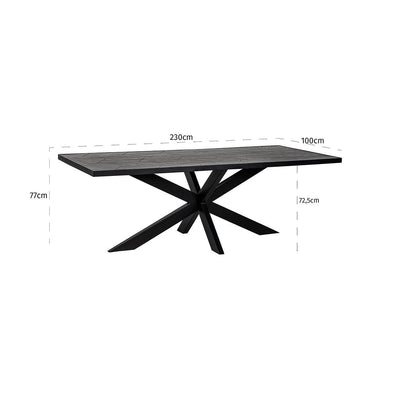 Richmond Interiors Esstisch Bourbon | 230x100 cm