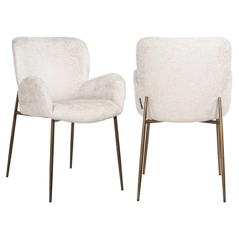 Richmond Interiors Esszimmerstuhl Amber | Fusion 02 Cream