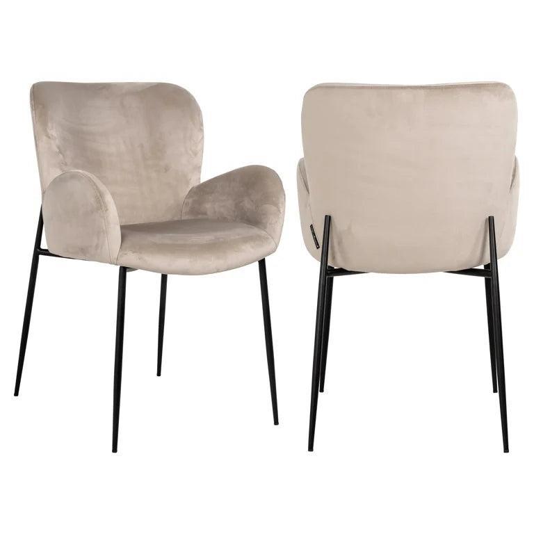 Richmond Interiors Esszimmerstuhl Amber | Quartz 903 Khaki