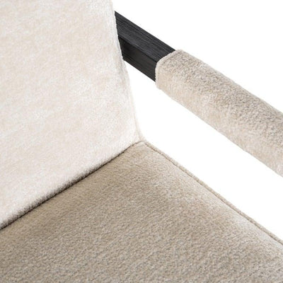 Richmond Interiors Esszimmerstuhl Beck | Chenille Weiß