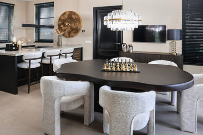 Richmond Interiors Esszimmerstuhl Belle | Cremé