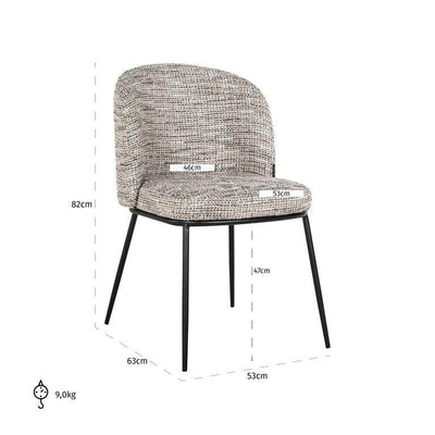 Richmond Interiors Esszimmerstuhl Elvi | Be Trendy 01 Nature