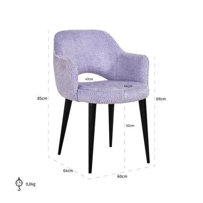 Richmond Interiors Esszimmerstuhl Giovanna | Be lovely 95 lavender