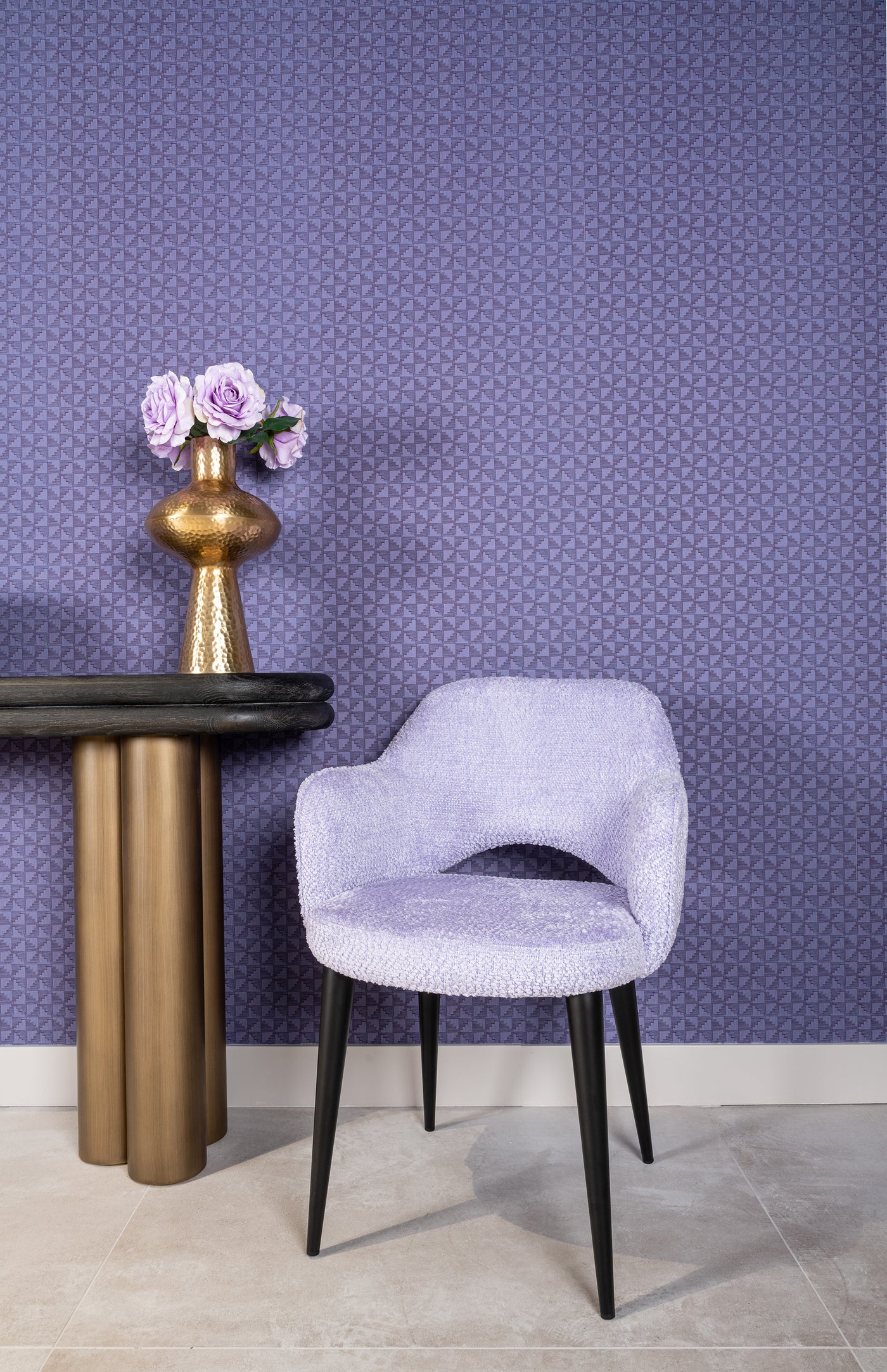 Richmond Interiors Esszimmerstuhl Giovanna | Lavender