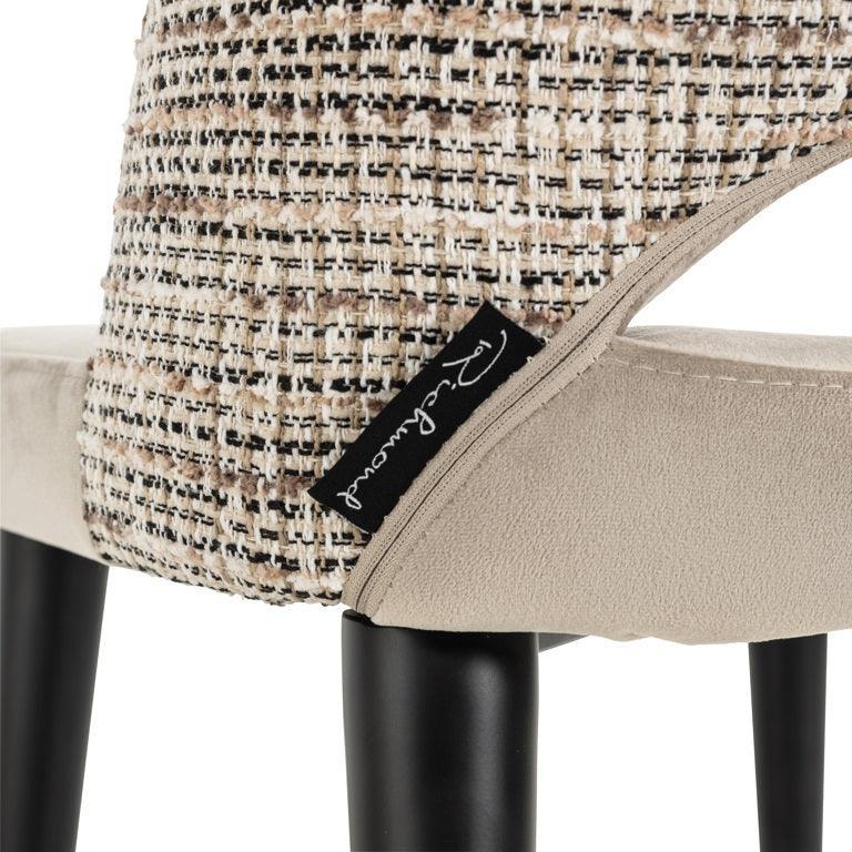 Richmond Interiors Esszimmerstuhl Tabitha | Nature & Khaki