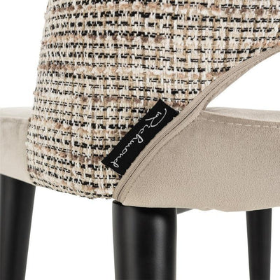 Richmond Interiors Esszimmerstuhl Tabitha | Nature & Khaki