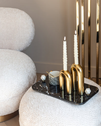 Richmond Interiors Hocker Jace | Cream
