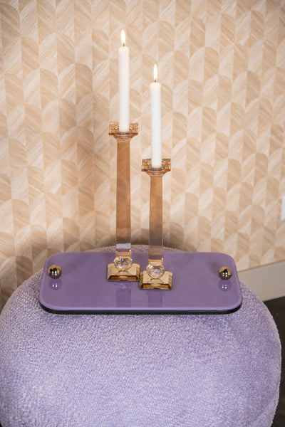 Richmond Interiors Hocker Jace | Lavender