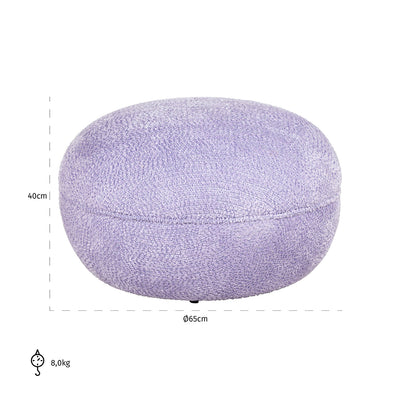 Richmond Interiors Hocker Jace | Lavender