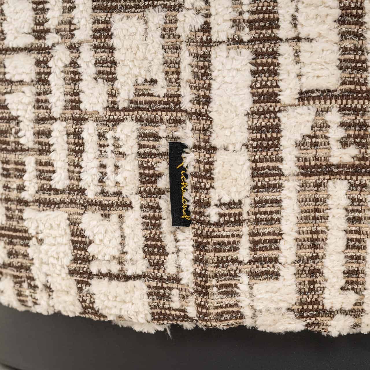 Richmond Interiors Hocker Lexie Cream | ø 45 cm