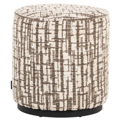 Richmond Interiors Hocker Lexie Cream | ø 45 cm